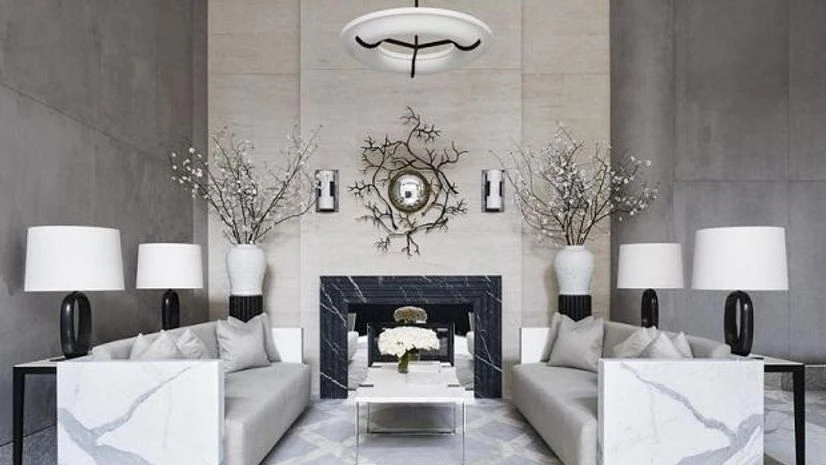 high end apartment, luxurious apartments Designer Ryan Korban designed the lobby of 40 Bleecker to look even better on a cellphone camera photo: bloomberg