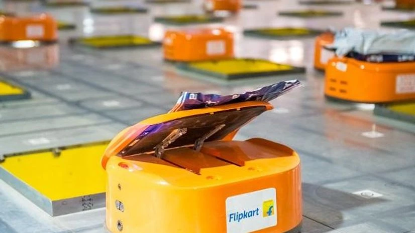 Flipkart warehouse robot Flipkart warehouse robot