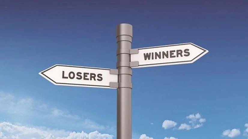 winners, losers Mukesh Ambani, Murugappa, and the Adani groups are also included in the top five list