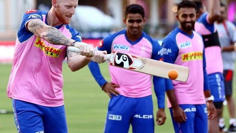 Rajasthan Royals player Ben Stroke during the practice session ahead the IPL match against Kings XI Punjab in Jaipur. File photo: PTI Rajasthan Royals player Ben Stroke during the practice session ahead the IPL match against Kings XI Punjab in Jaipur. File photo: PTI
