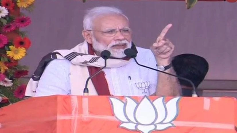 Prime Minister Narendra Modi addressing a rally in Odisha Narendra Modi