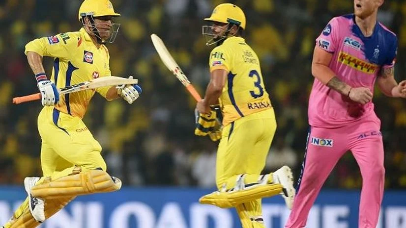 CSK vs RR. Photo: PTI CSK vs RR. Photo: PTI