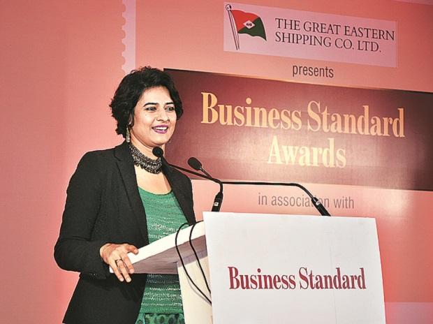 BS Awards host Shaili Chopra BS Awards host Shaili Chopra