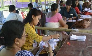 Democracy abjures secrecy: Electoral bonds go to the heart of democracy Election officials organise documents, ahead of the first phase of Lok Sabha elections, at Dibrugarh