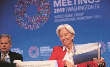 How China's expanding global footprint is affecting World Bank and IMF IMF MD Christine Lagarde at the Spring Meetings of the World Bank Group and IMF in Washington on Thursday Photo: Reuters