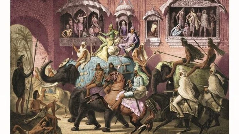 Une Rue de lahore by The Russian prince Alexis Soltykoff Une Rue de lahore by The Russian prince Alexis Soltykoff