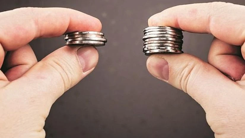 money, revenue, comparison At current pace of growth, Mumbai-based IT firm could well be double the size of Infy