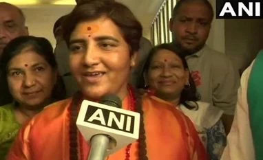 BJP leading on 28 seats in MP; Pragya nears victory, Scindia trails Pragya Singh Thakur | Photo: ANI