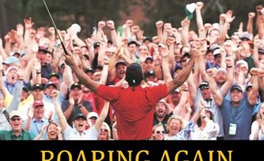 Return of the king: Tiger Woods clawed his way back from agony, ignominy A jubilant Tiger Woods after sealing his fifth Masters win on April 14. Photo: Reuters