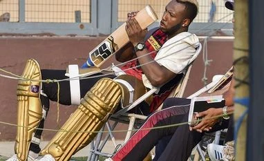 On this day 4 yrs ago, Russell, Simmons broke India's heart in 2016 T20 WC Andre Russell. Photo: PTI