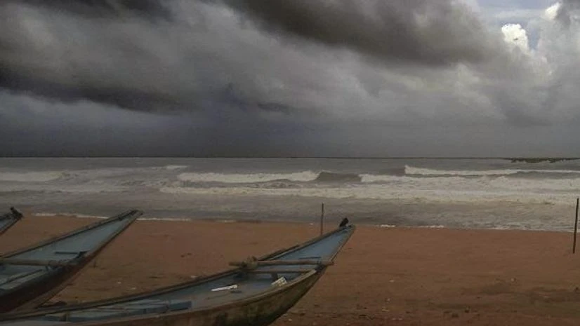 cyclone fani Fishing boats anchored at Gopalpur beach, in Ganjam district of Odisha