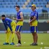 Chennai Super Kings during practice session. Photo: PTI