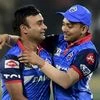 Amit Mishra with Prithvi Shaw