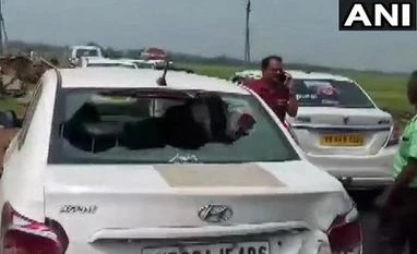 LS polls: BJP's Bharati Ghosh attacked in Bengal, bombs hurled at convoy convoy