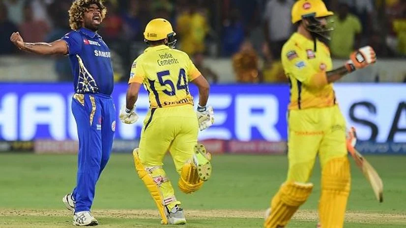 malinga, IPL 2019 Mumbai Indians (MI) bowler Lasith Malinga celebrates after winning against Chennai Super Kings (CSK) at the Indian Premier League 2019 final cricket match at Rajiv Gandhi International Cricket Stadium in Hyderabad | Photo: PTI