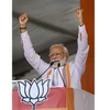 Ratlam: Prime Minister Narendra Modi gestures as he addresses an election campaign rally for the ongoing Lok Sabha polls, in Ratlam, Monday, May 13, 2019. (PTI Photo)