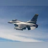 Two Nato members say Russian drones violated airspace in Romania, Latvia F-16 Falcon