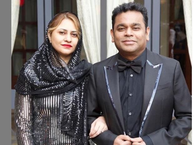 A R Rahman with wife Saira Banu A R Rahman with wife Saira Banu