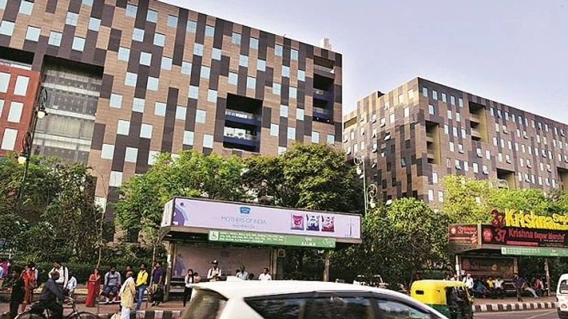 The eye-catching — and jarring — office blocks in East Kidwai Nagar The eye-catching — and jarring — office blocks in East Kidwai Nagar