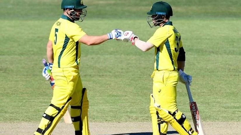 Australia openers Aaron Finch and David Warner Australia openers Aaron Finch and David Warner