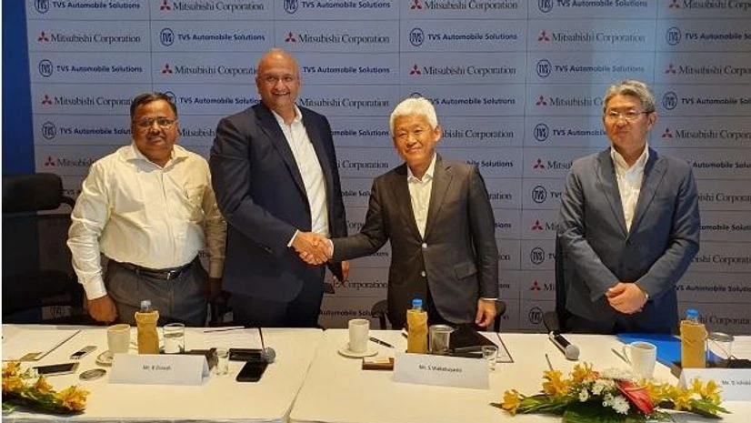 Mitsubishi Corp to hike stake in TVS Automobile Solutions from 3% to 25% Mitsubishi Corp to hike stake in TVS Automobile Solutions from 3% to 25%