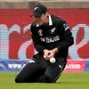 New Zealand's Lockie Ferguson drops a catch from South Africa's Rassie van der Dussen