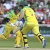 File photo: Australia's David Warner, left, and Australia's captain Aaron Finch run between wickets