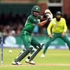 Babar Azam hits fifty against South Africa. Photo: Reuters