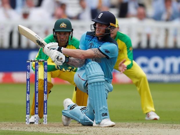 Ben Stokes playing against Australia during the Cricket World Cup match Ben Stokes playing against Australia during the Cricket World Cup match