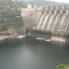 Srisailam reservoir on river Krishna