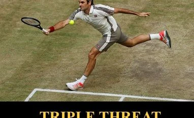 Another Grand Slam with old storylines: Can Wimbledon throw up a surprise? Roger Federer. Photos: Reuters