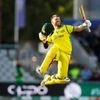 David Warner celebrates after scoring century against South Africa