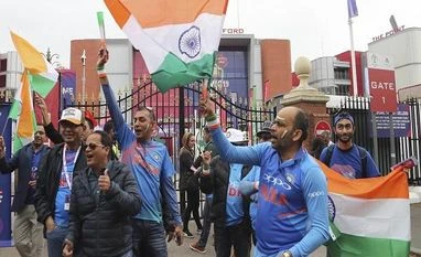 T-20 World Cup: Aussie PM invites Indian fans, Modi says many will visit Indian supporters cheer for their team before the start of the Cricket World Cup semi-final match