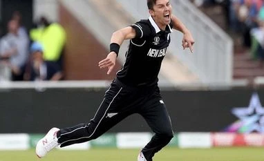 Accuracy helping as wickets becoming slower and drier at IPL: Boult Zealand's Trent Boult celebrates the dismissal of India's captain Virat Kohli during the Cricket World Cup semi-final match