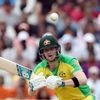 Australia's Steve Smith bats during the Cricket World Cup semi-final match