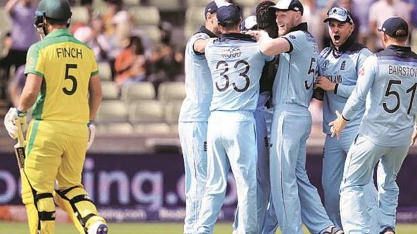 chart England thrashed Australia in the semi-final match , and will take on New Zealand in the final match on Sunday