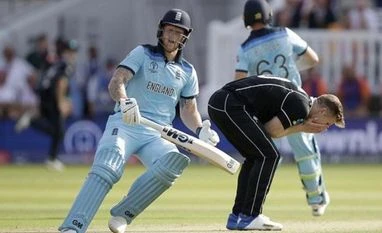 Absence of Stokes, Archer doesn't make this England side weak: Jos Buttler London: New Zealand's James Neesham, center, reacts as England's Jos Buttler, left, and Ben Stokes run between the wickets to score during the Cricket World Cup final match between England and New Zealand at Lord's cricket ground: Photo: AP/PTI Photo