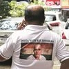 A man sports ‘India with Kulbhushan’ T-shirt in Mumbai | Photo: KAMLESH PEDNEKAR