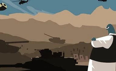 India's dilemmas in Afghanistan illustration: binay sinha