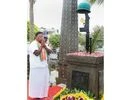 Puducherry Chief Minister V Narayanasamy pays tributes at the War Memorial on the occasion of Kargil Vijay Diwas, in Puducherry Puducherry Chief Minister V Narayanasamy pays tributes at the War Memorial on the occasion of Kargil Vijay Diwas, in Puducherry