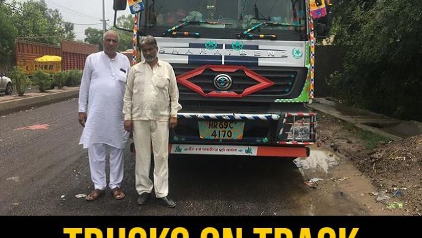 Dalbir Singh, a fleet owner and Farukh, a trucker Dalbir Singh, a fleet owner and Farukh, a trucker