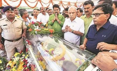 Family, friends bid farewell to V G Siddhartha, the coffee tycoon V G Siddhartha