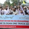 Muzaffarabad: Pakistani Kashmiris attend an anti-India protest in Muzaffarabad, Pakistan, capital of Pakistani Kashmir, Friday, Aug. 9, 2019. Islamabad said it would downgrade its diplomatic ties with New Delhi, expel the Indian ambassador and suspen