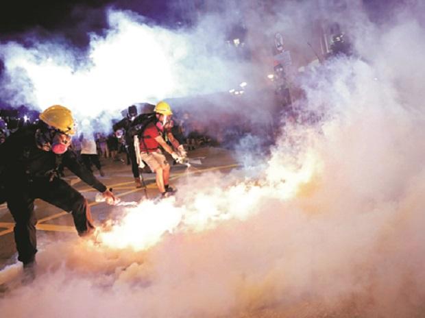 Hong Kong protesters like terrorists, says China as airport access curbed