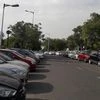 Cars parked at Shaheed Park, ITO, New Delhi..Photo: Sansan Lotha
