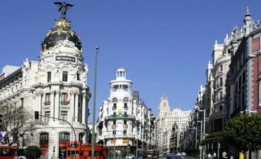 Spain's unemployment rises amid new Covid outbreaks, tourist restrictions Calle de Alcalá, Street in Madrid, Spain