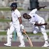 Kemar Roach during India vs West Indies 1st test