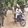 Security personnel patrol on a road in Kachari Para, in Hojai district of Assam, ahead of the publication of the final draft of the NRC on Friday	Photo: Reuters