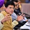 Commerce and Industry Minister Piyush Goyal addresses the Board of Trade meeting, in New Delhi on  Thursday 	Photo: PTI