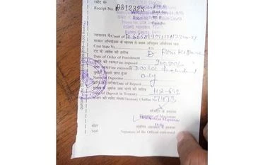 A trucker in Delhi was fined a whopping Rs 2 lakh for traffic violations traffic